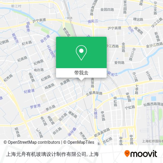 上海元舟有机玻璃设计制作有限公司地图