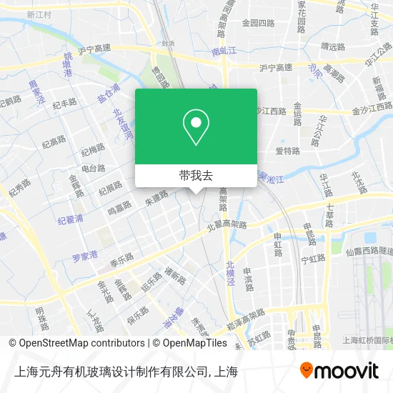 上海元舟有机玻璃设计制作有限公司地图