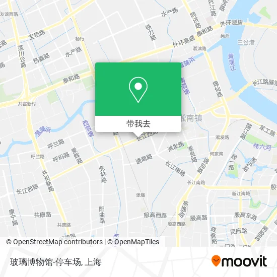 玻璃博物馆-停车场地图