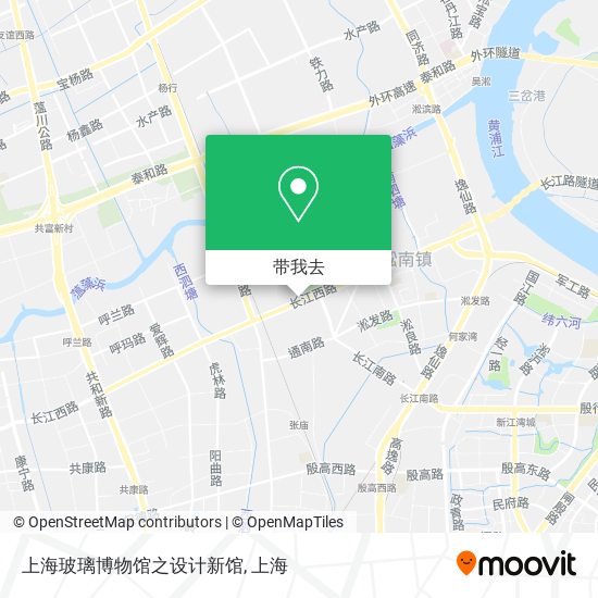 上海玻璃博物馆之设计新馆地图