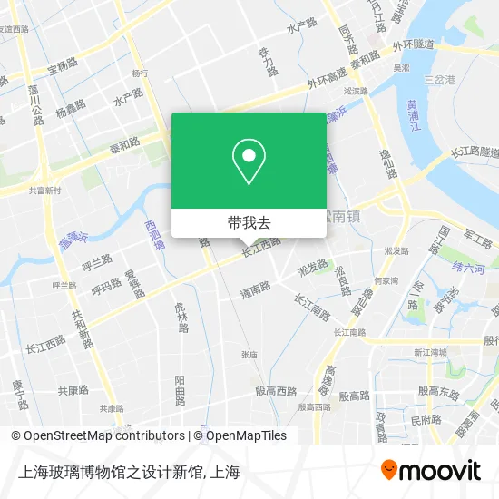 上海玻璃博物馆之设计新馆地图