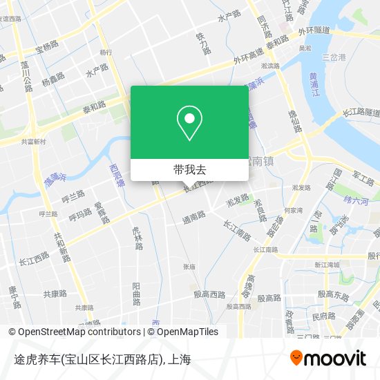 途虎养车(宝山区长江西路店)地图