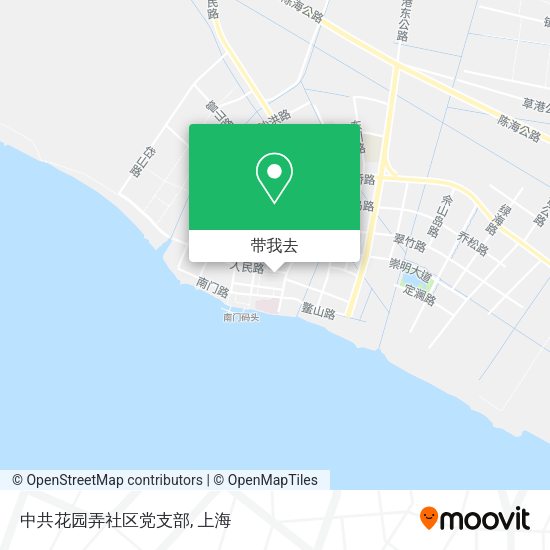中共花园弄社区党支部地图