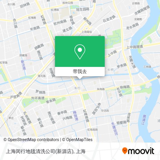 上海闵行地毯清洗公司(新源店)地图