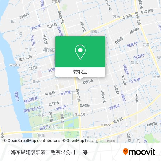 上海东民建筑装潢工程有限公司地图