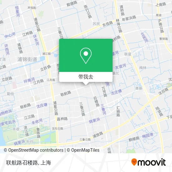 联航路召楼路地图