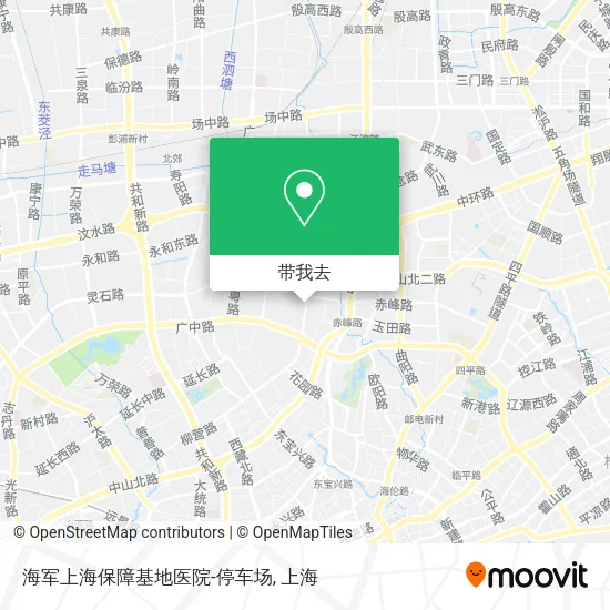 海军上海保障基地医院-停车场地图