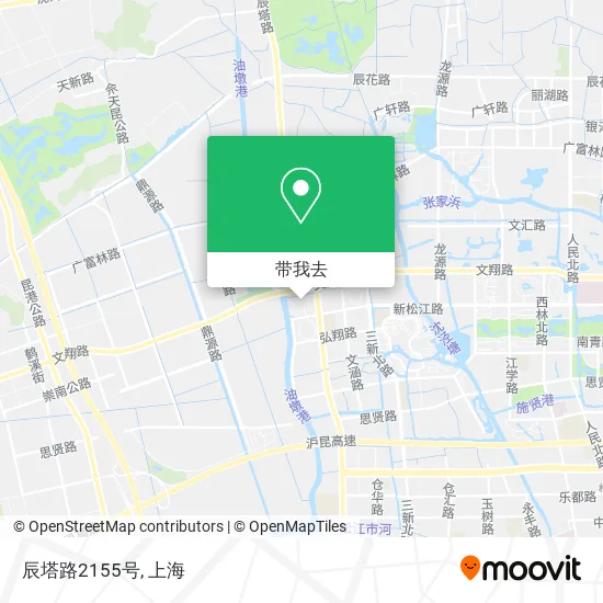辰塔路2155号地图