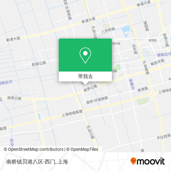 南桥镇贝港八区-西门地图