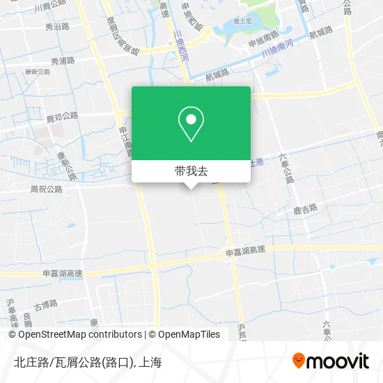 北庄路/瓦屑公路(路口)地图
