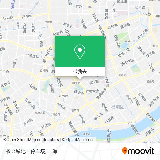 权金城地上停车场地图