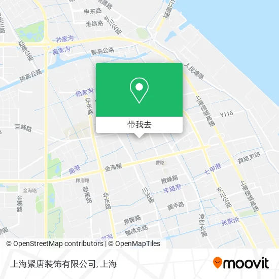 上海聚唐装饰有限公司地图