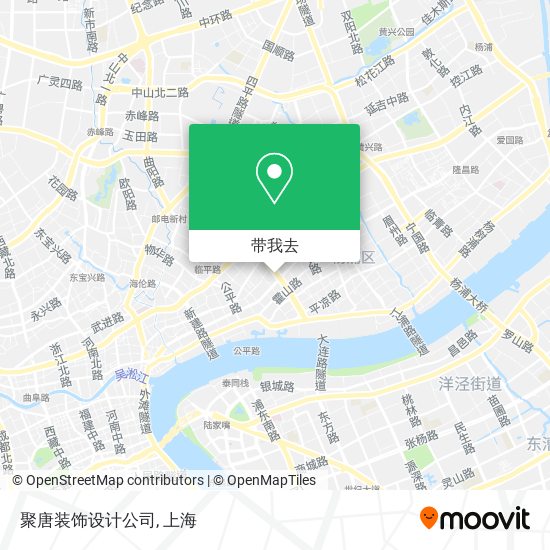 聚唐装饰设计公司地图