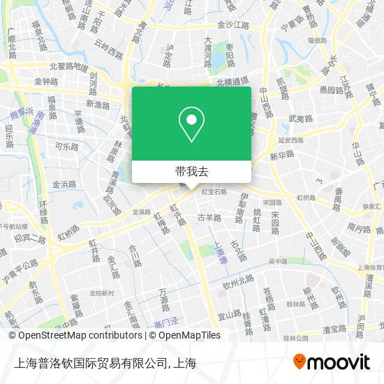 上海普洛钦国际贸易有限公司地图