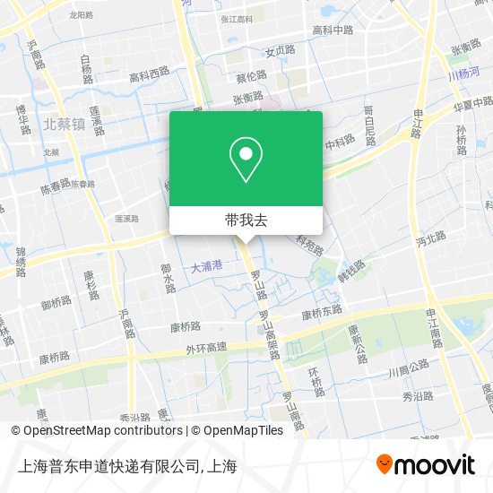 上海普东申道快递有限公司地图