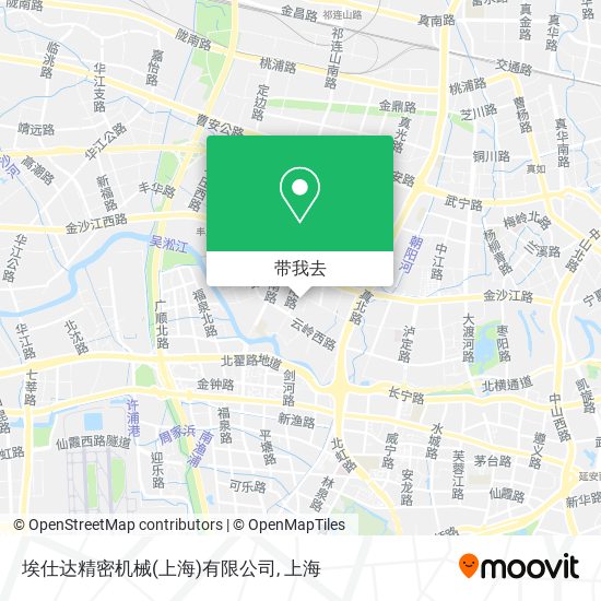 埃仕达精密机械(上海)有限公司地图