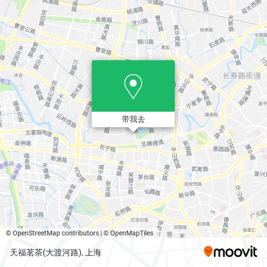 天福茗茶(大渡河路)地图