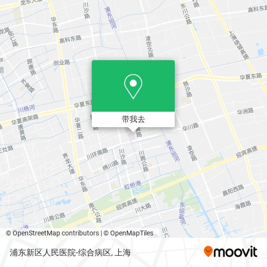 浦东新区人民医院-综合病区地图