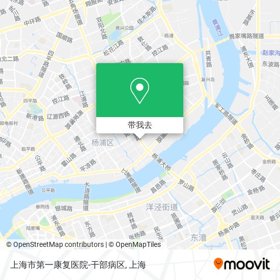 上海市第一康复医院-干部病区地图