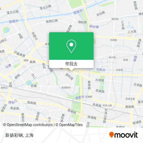 新扬彩钢地图