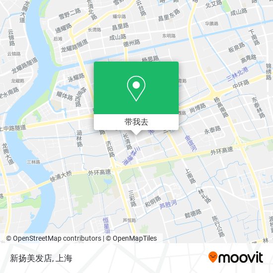 新扬美发店地图