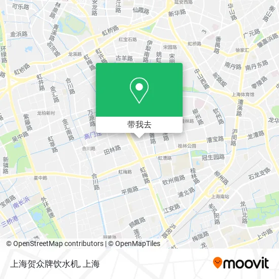 上海贺众牌饮水机地图