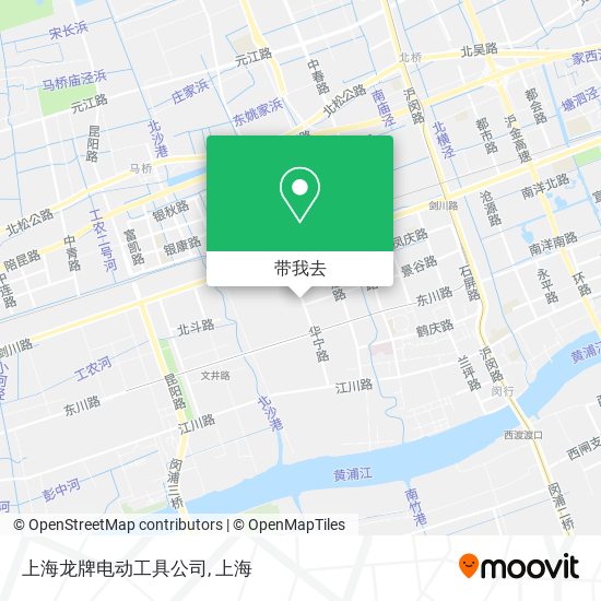 上海龙牌电动工具公司地图