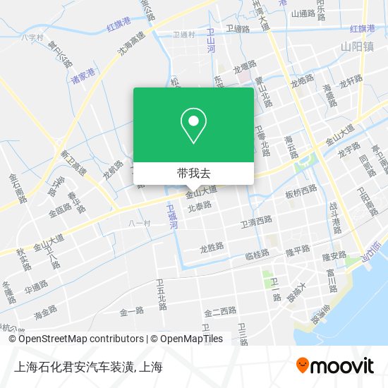 上海石化君安汽车装潢地图