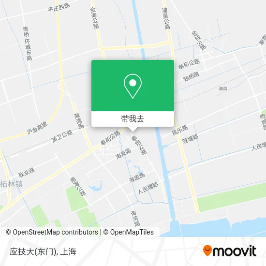 应技大(东门)地图