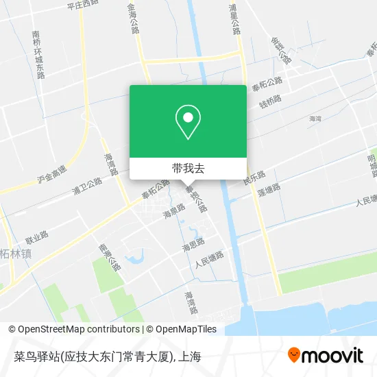 菜鸟驿站(应技大东门常青大厦)地图