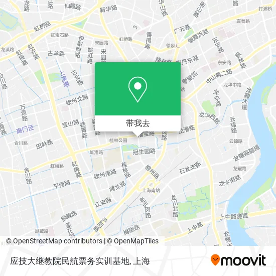 应技大继教院民航票务实训基地地图