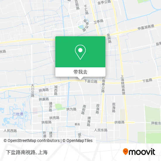 下盐路南祝路地图