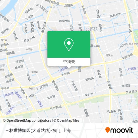 三林世博家园(大道站路)-东门地图