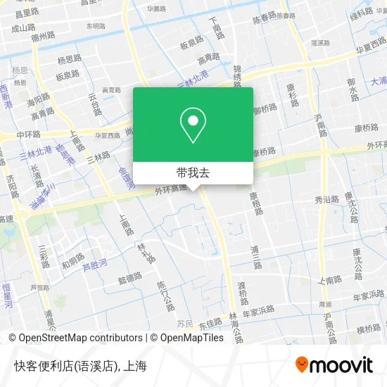 快客便利店(语溪店)地图