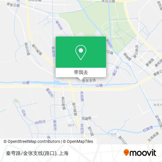 秦弯路/金张支线(路口)地图