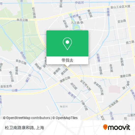 松卫南路康和路地图