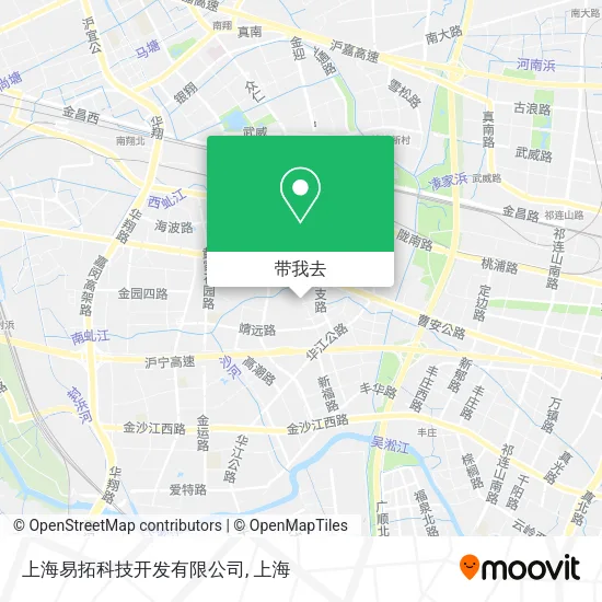 上海易拓科技开发有限公司地图
