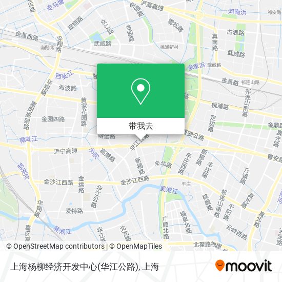 上海杨柳经济开发中心(华江公路)地图