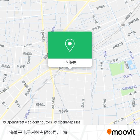 上海能平电子科技有限公司地图