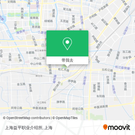 上海益平职业介绍所地图