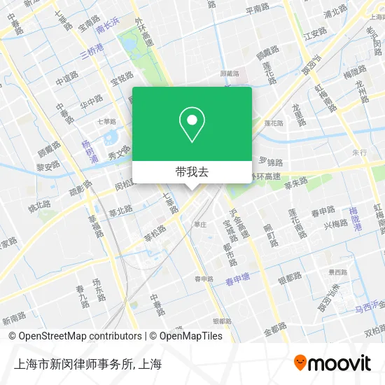 上海市新闵律师事务所地图