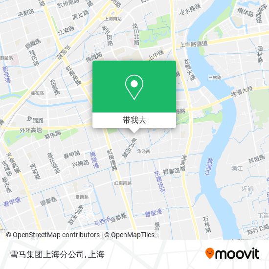 雪马集团上海分公司地图