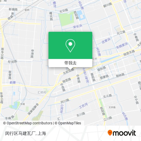 闵行区马建瓦厂地图