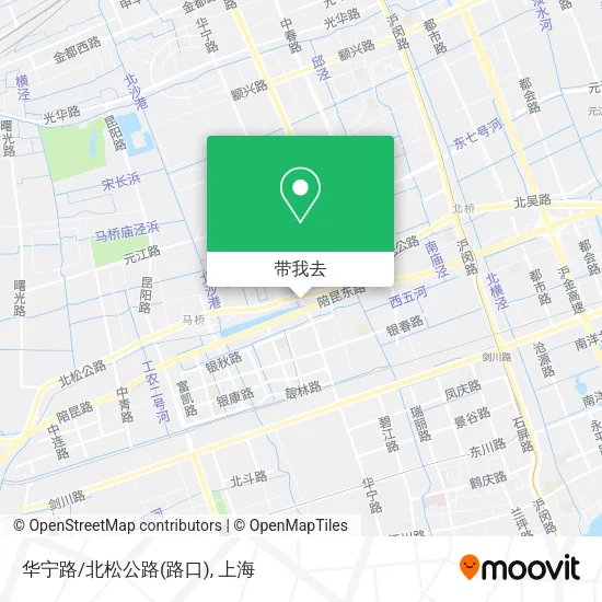 华宁路/北松公路(路口)地图