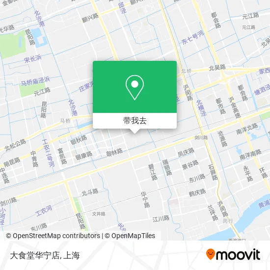 大食堂华宁店地图