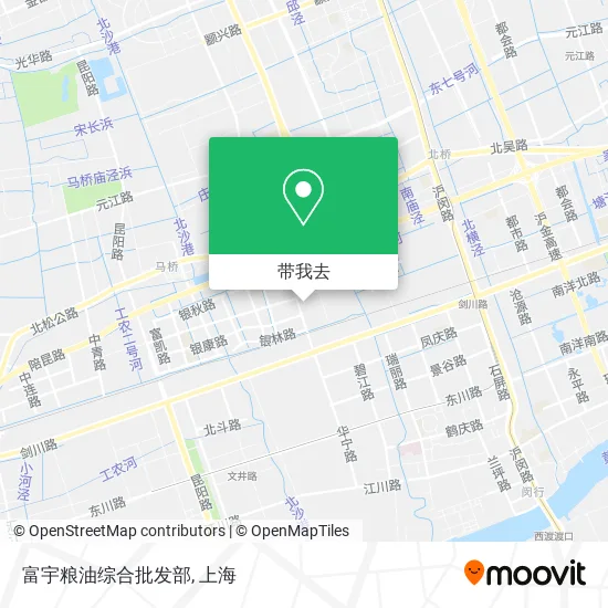 富宇粮油综合批发部地图
