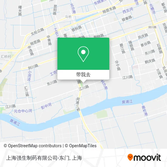 上海强生制药有限公司-东门地图