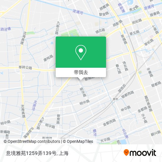 意境雅苑1259弄139号地图