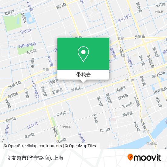 良友超市(华宁路店)地图