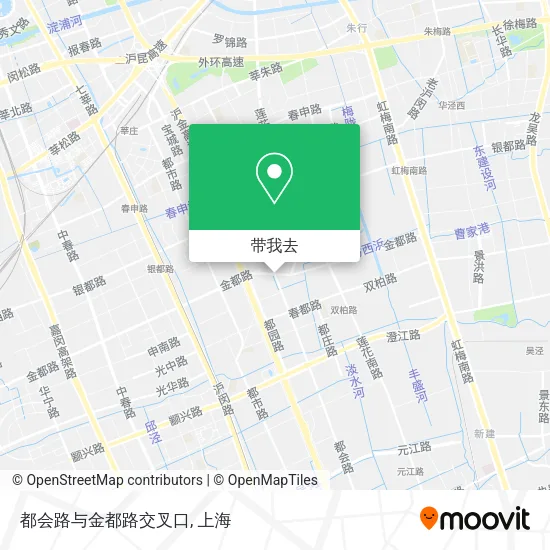 都会路与金都路交叉口地图